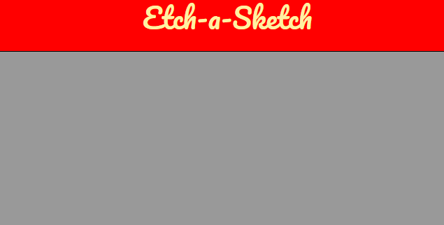 Digital etch-a-sketch